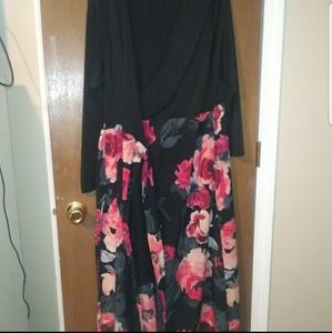 Venus wrap around maxi dress